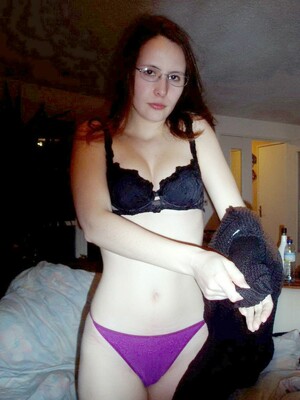 Beautiful girl undressing and doing not
